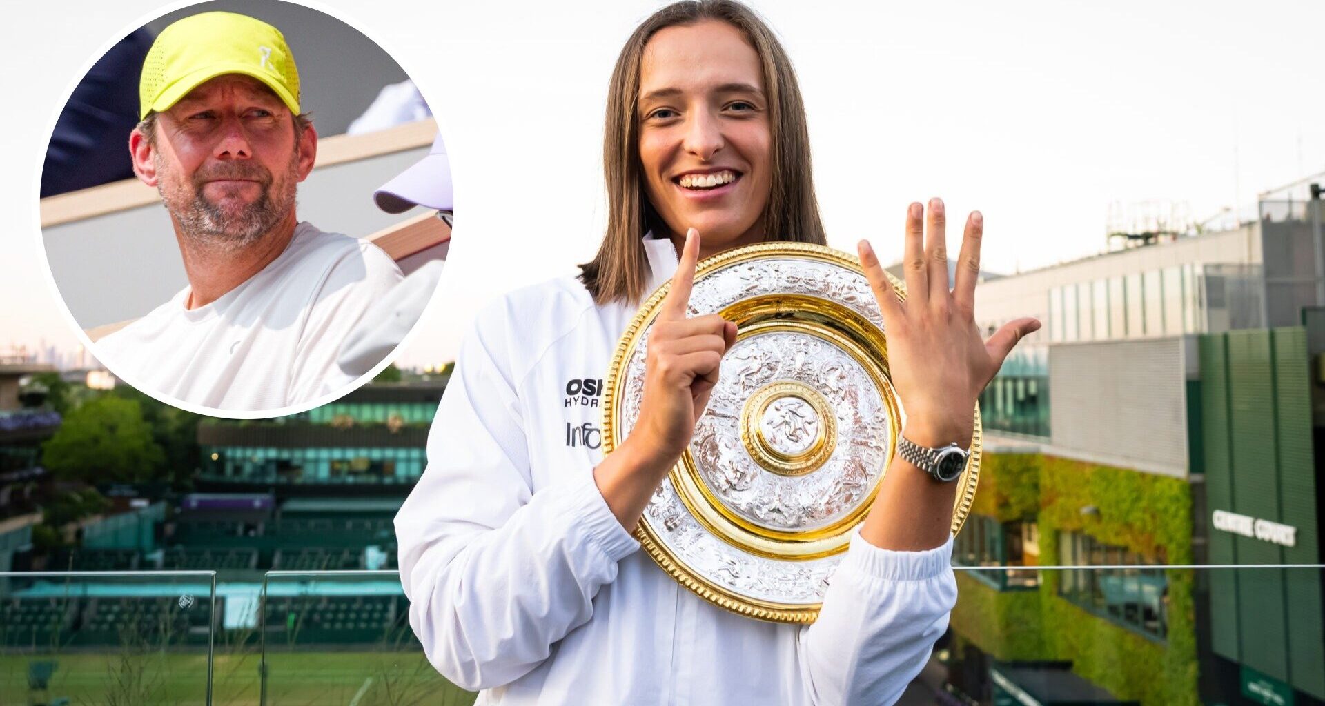 Wim Fissette breaks social media silence to issue first message to Iga Swiatek after helping her win Wimbledon