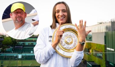 Wim Fissette breaks social media silence to issue first message to Iga Swiatek after helping her win Wimbledon