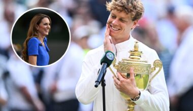 What Jannik Sinner was telling the Royal Family about his elbow after the Wimbledon final finished
