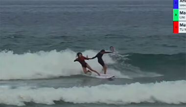 Freesurfers Aggressively Crashed a German Surf Contest in France
