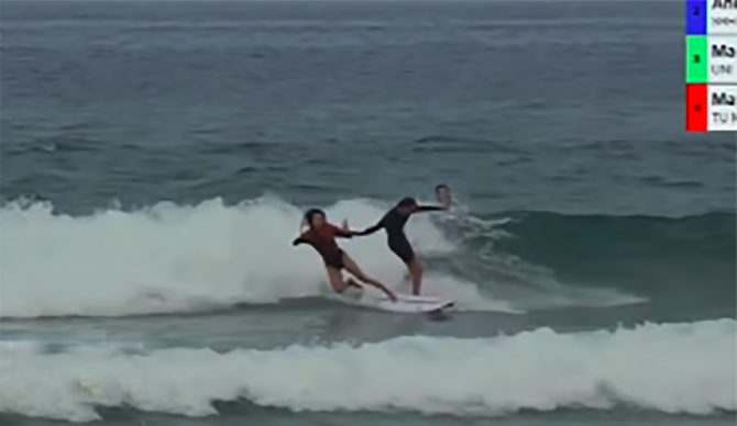 Freesurfers Aggressively Crashed a German Surf Contest in France