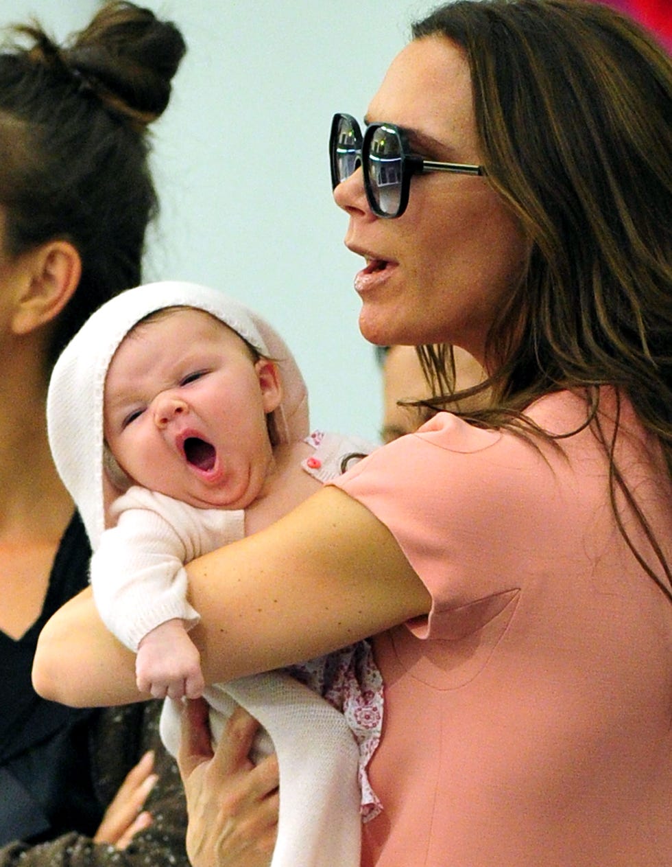 new york, ny september 15: victoria beckham and daughter harper seven beckham visit marc jacobs in soho on september 15, 2011 in new york city. (photo by james devaney/wireimage)