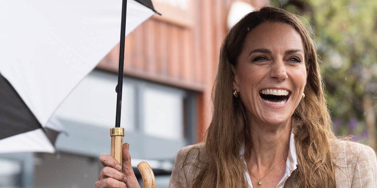 The Princess of Wales makes surprise rainy day appearance in her favourite trainers