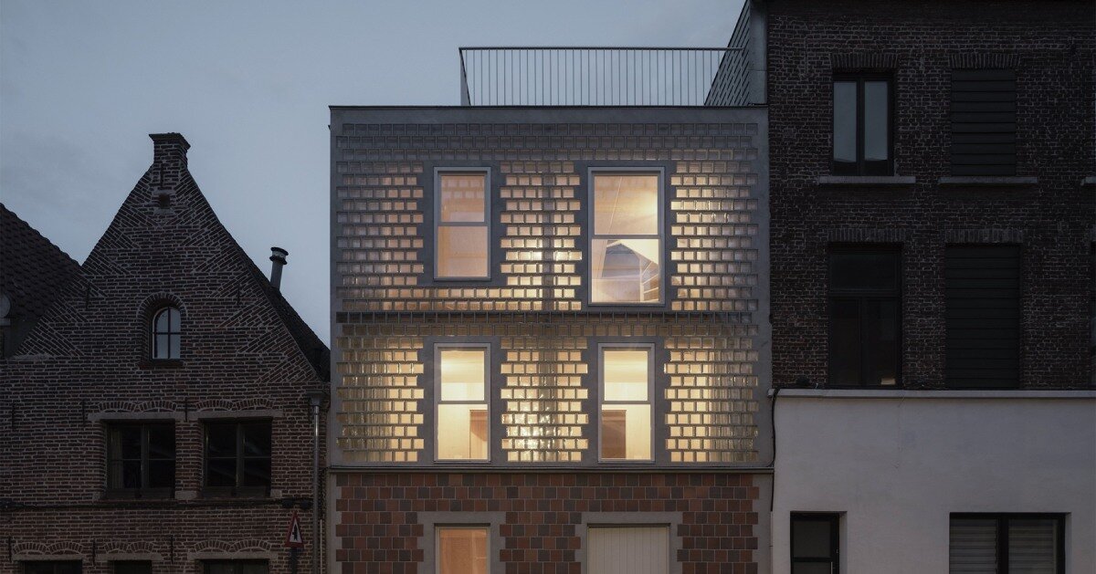 delmulle delmulle's amsterdam house shifts from terracotta to glass