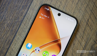 At a Glance on the Google Pixel 9 Pro.