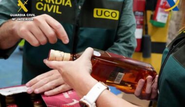 Eight arrested in Spain in 68-million-euro sales tax fraud involving liquor imports