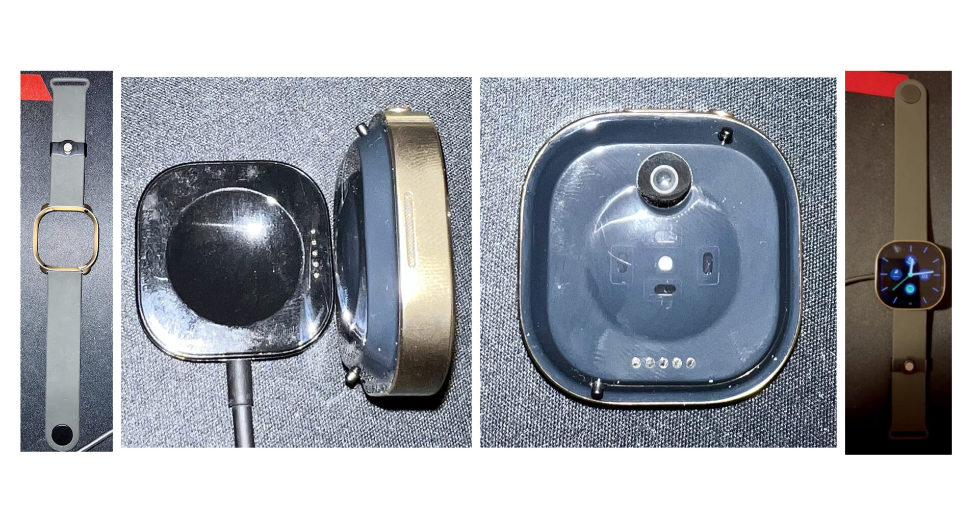 Leaked photos of Meta's canceled smartwatch (Meta Milan)