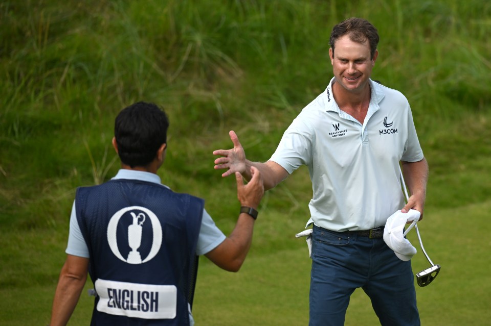 English once again finished second behind Scheffler at a major championship on Sunday