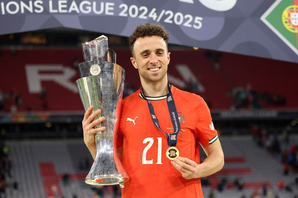 The forward helped Portugal to Nations League glory less than a month ago