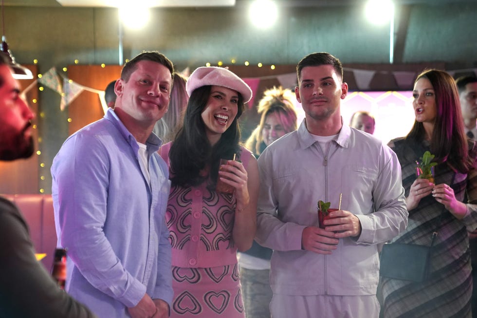 john paul mcqueen, liberty savage and ste hay in hollyoaks