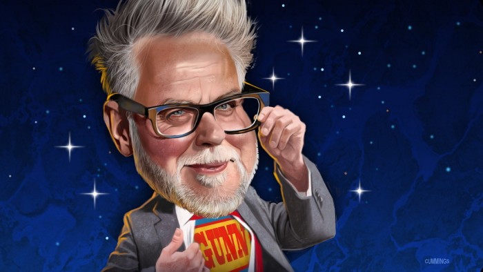 Joe Cummings illustration of Person in the News James Gunn