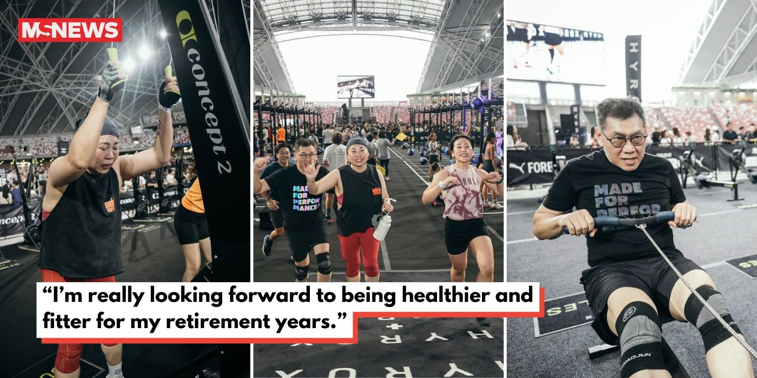 63-year-old couple in S'pore conquers Hyrox in under 2 hours, they trained thrice weekly
