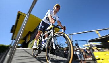 Tour de France 2025: Remco Evenepoel at the start of stage 6