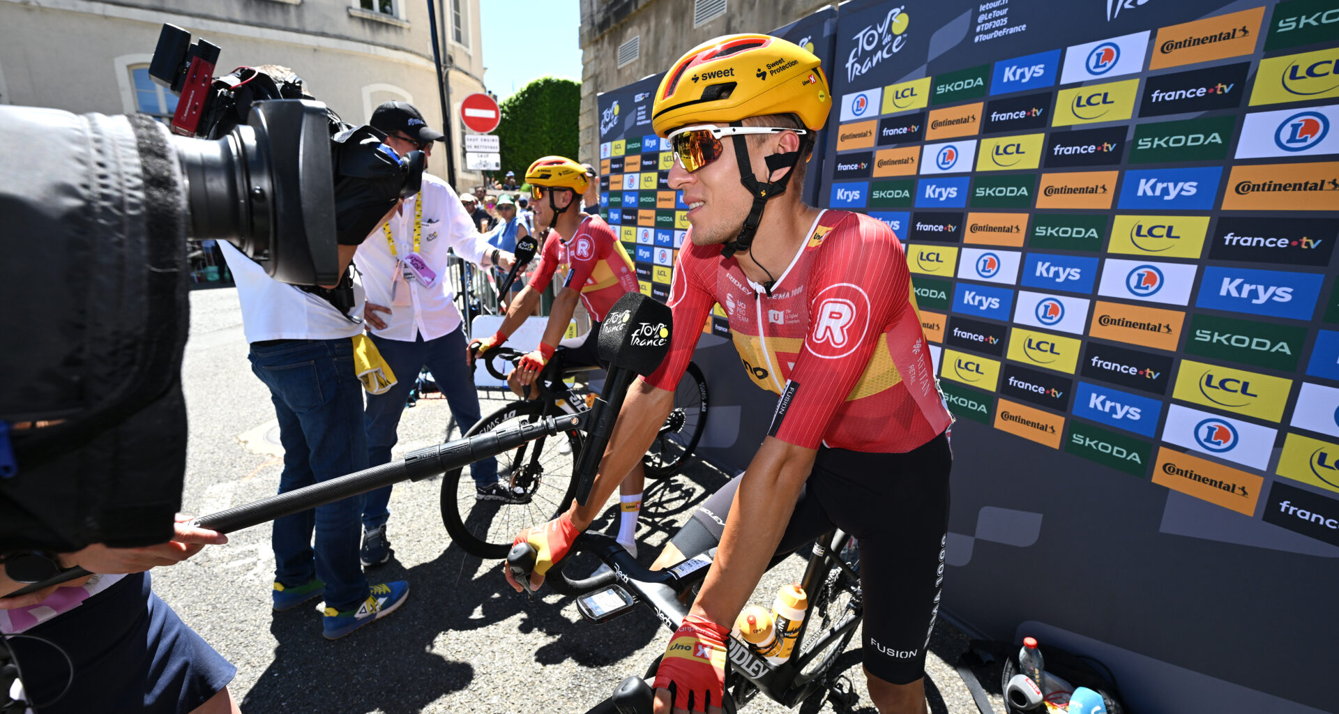 Tobias Halland Johannessen at the Tour de France
