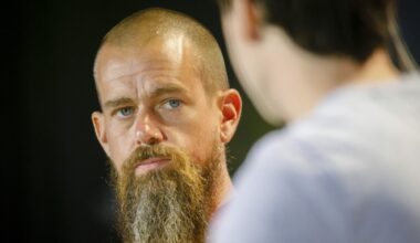 Jack Dorsey, co-founder and chief executive officer of Twitter Inc. and Square Inc., listens during the Bitcoin 2021 conference in Miami, Florida, U.S., on Friday, June 4, 2021.