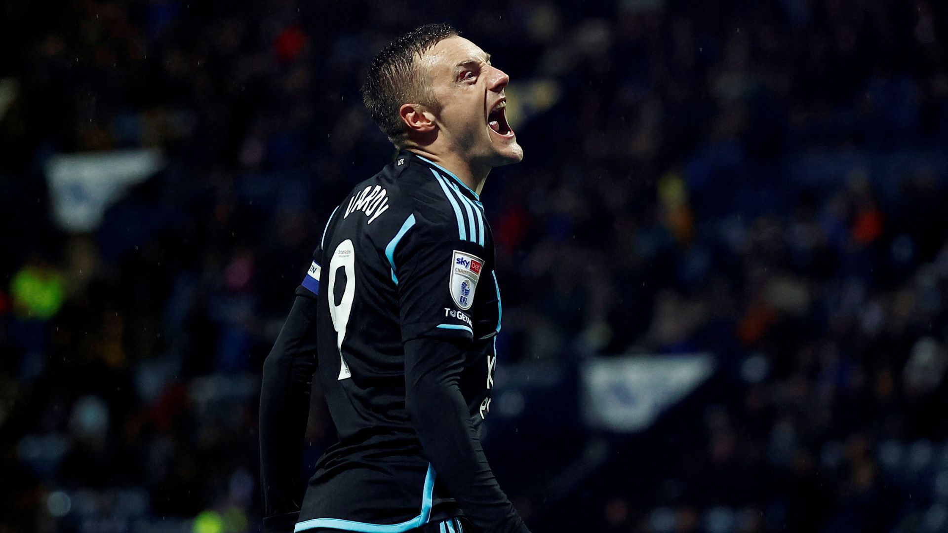 Jamie Vardy - Preston vs Leicester
