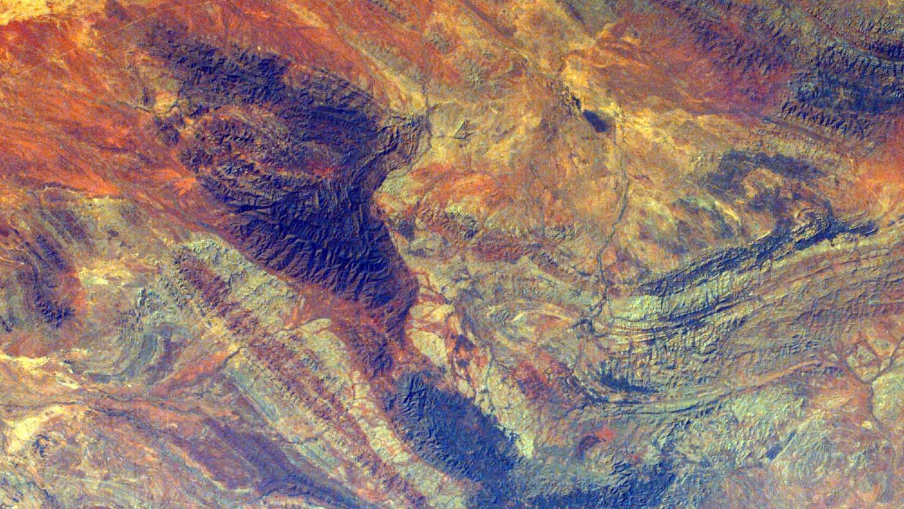 desert covered by solar panels