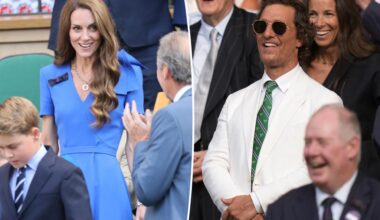 Matthew McConaughey praised for sweet gesture upon Prince William and Kate Middleton's Wimbledon arrival
