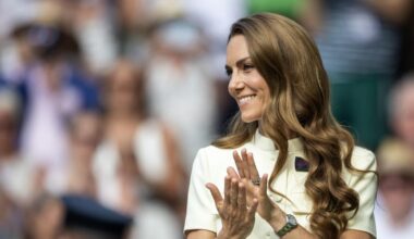 The Princess of Wales' new "slated honey" hair at Wimbledon is her lightest shade yet