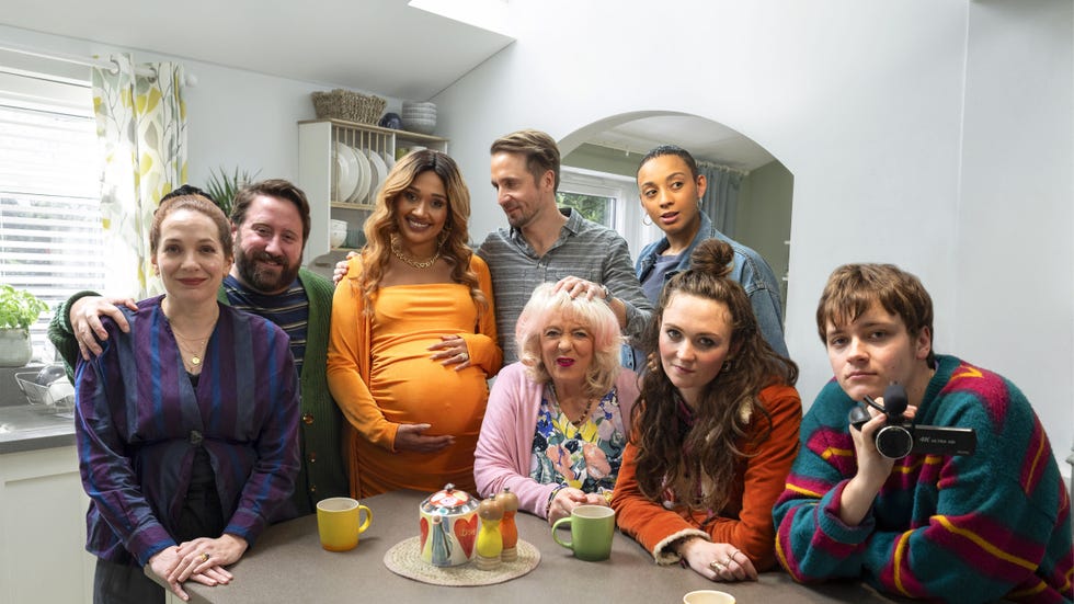 katherine parkinson, jim howick, tori allen martin, tom basden, alison steadman, mica ricketts, freya parks, jude collie, here we go season 3