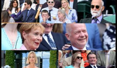 Royal Family and celebs make a grand slam entrance at Wimbledon