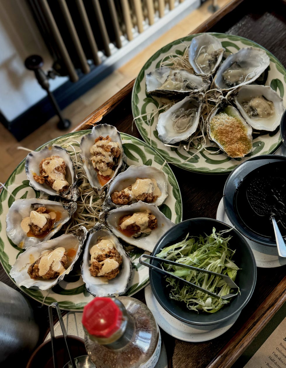 oysters at lir seafood