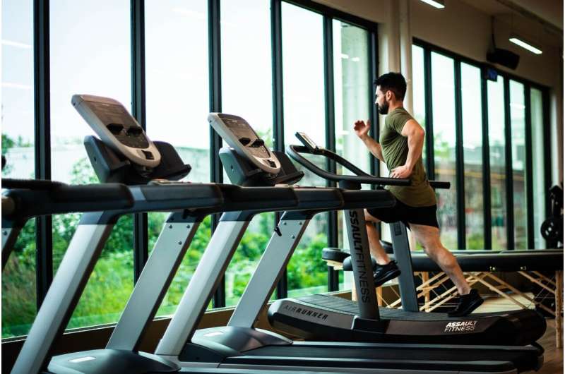 man in gym