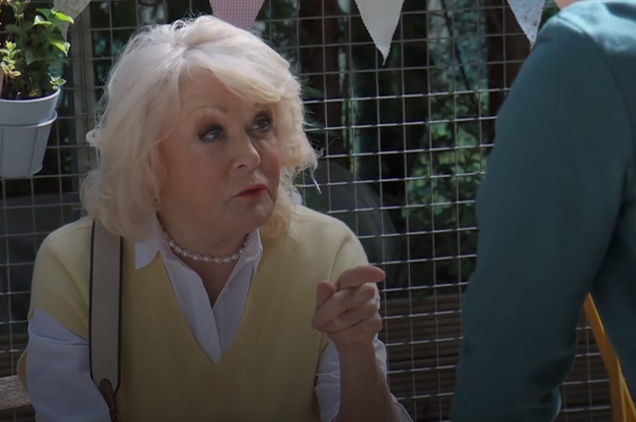 martha pointing at bobby in hollyoaks
