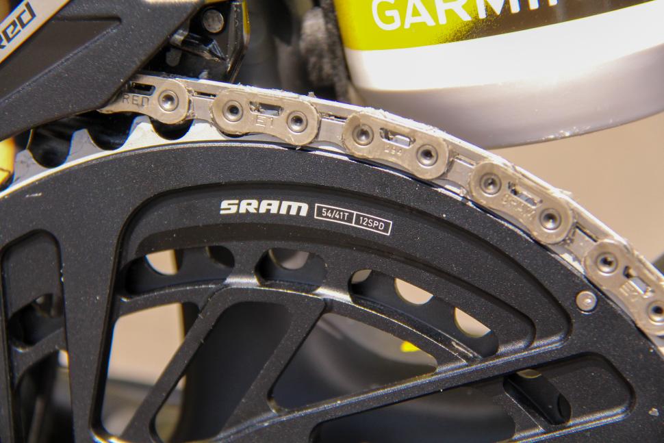 Matteo Jorgensen's Cervelo R5 - chainrings