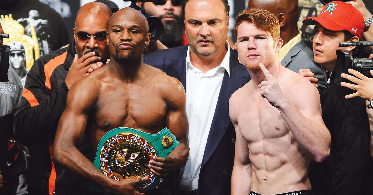 Mayweather Reveals The Huge Weight Difference When He Beat Canelo As Crawford Looks To Do The Same