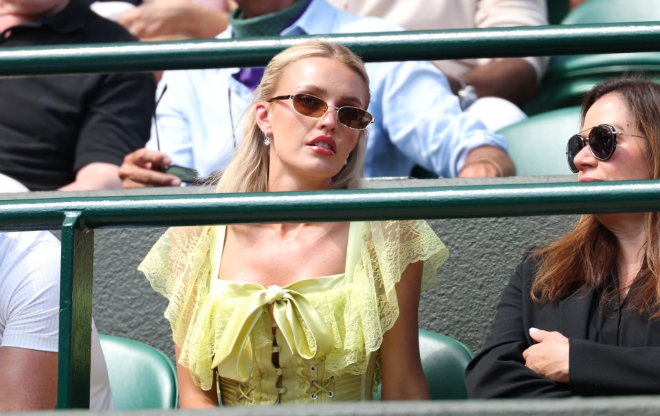 His influencer girlfriend was cheering him on from the side, as she always does