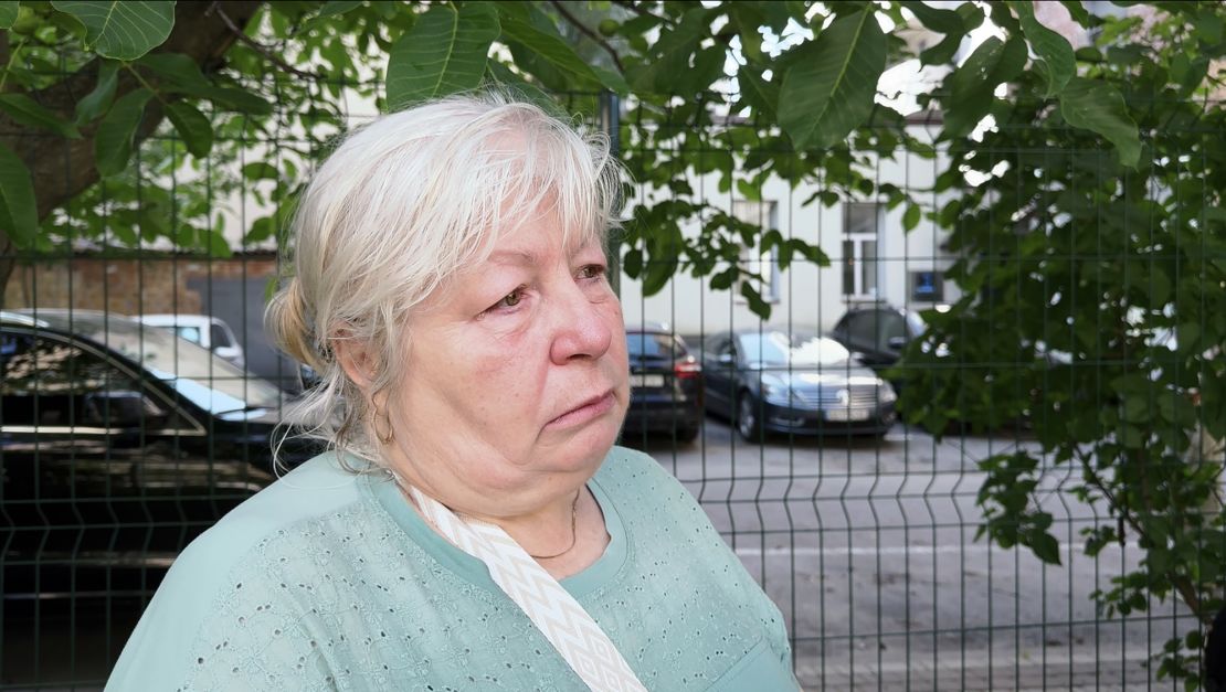 Nadiya Voitsehivkya's brother in law was injured in the Russian attack on Kyiv on Thursday. She said he was taken to the hospital with cuts and broken ribs after getting crushed by debris.