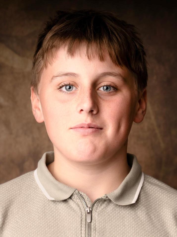 Amos Kitson as Dudley Dursley in the new Harry Potter HBO series.