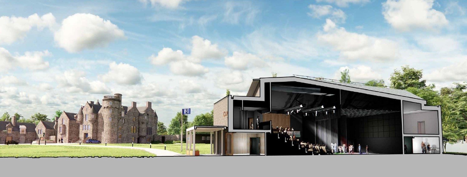 Edinburgh boarding school boosts the arts with a compact theatre : July 2025 : News : Architecture in profile the building environment in Scotland