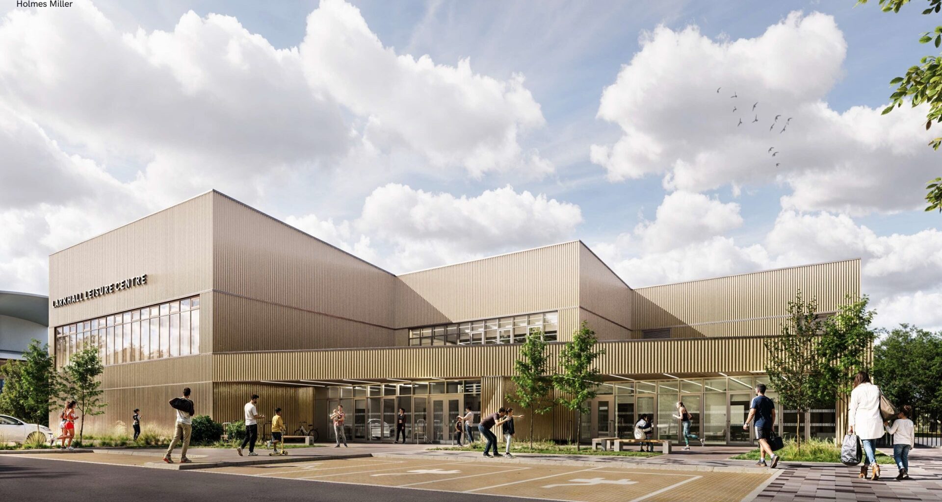 Replacement Larkhall Leisure Centre to keep energy demands in check : July 2025 : News : Architecture in profile the building environment in Scotland