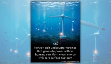Diving into claims Norway installed underwater turbines for energy production
