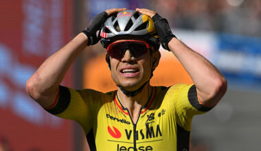 SIENA, ITALY - MAY 18: Wout Van Aert of Belgium and Team Visma