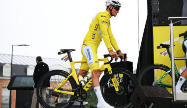 MDVP on a yellow canyon at the 2025 Tour de France