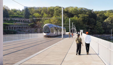 OMA wins competition to design anti-iconic bridge in lyon, france