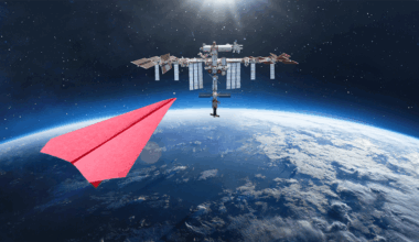What Would Happen If You Threw A Paper Airplane Out Of The ISS? New Study Has Answers