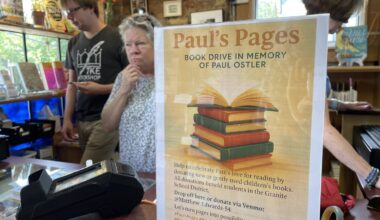 The Paul's Pages book drive honors Paul Ostler, who died from a lightning strike at a boy scouts ca...