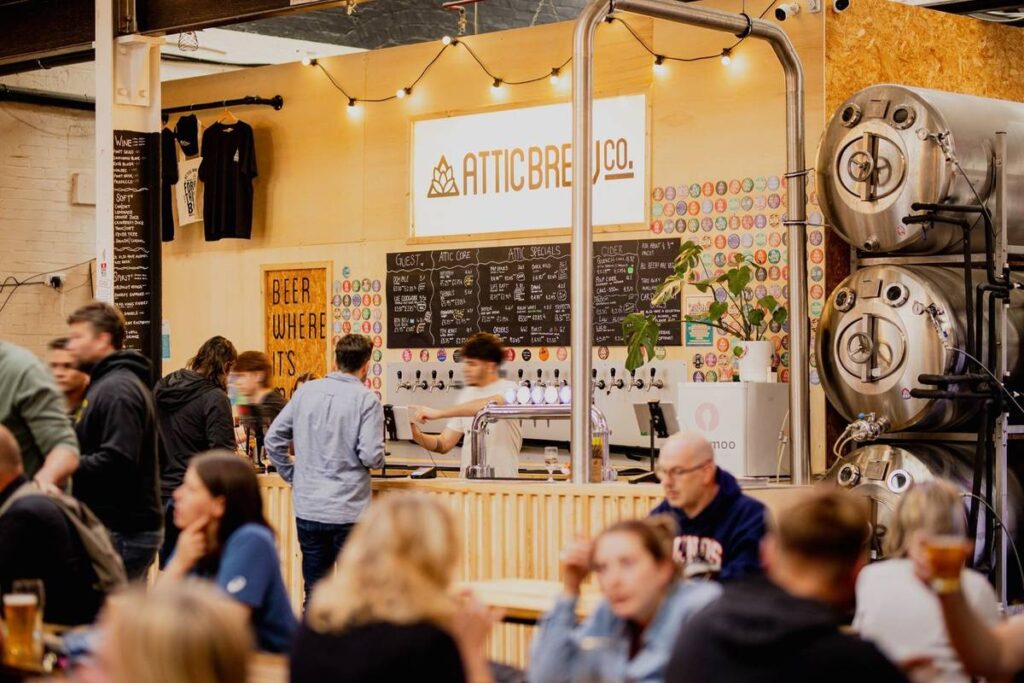 Attic Brew Taproom, which is part of Brum Brew Fest