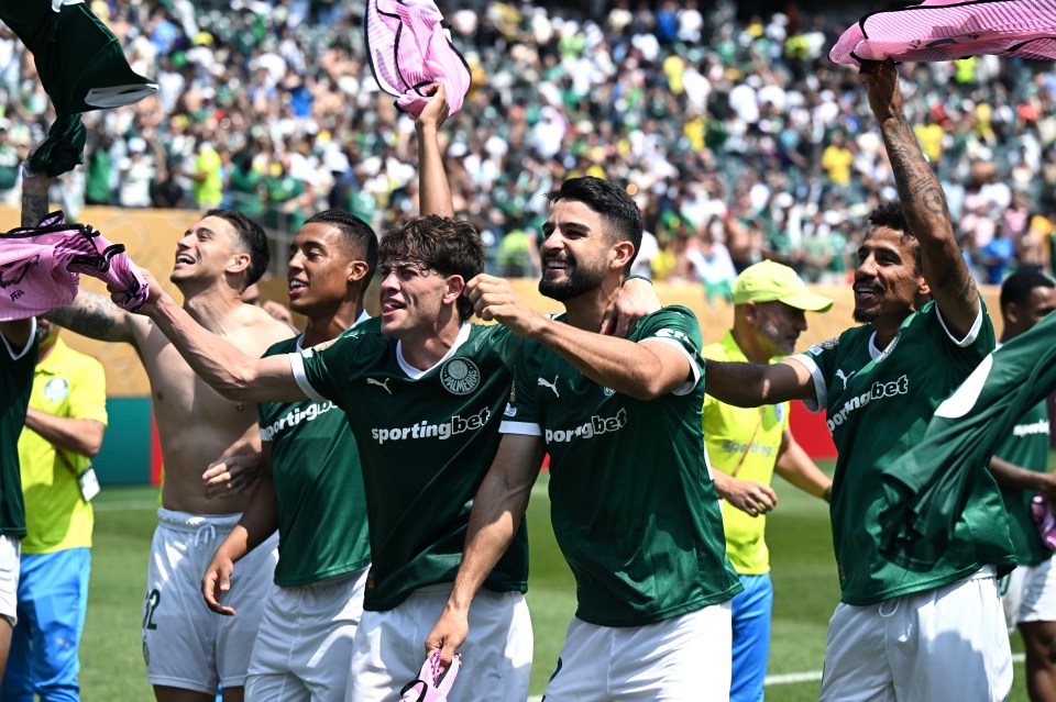 Palmeiras scooped £29.1million by reaching the Club World Cup quarter-finals