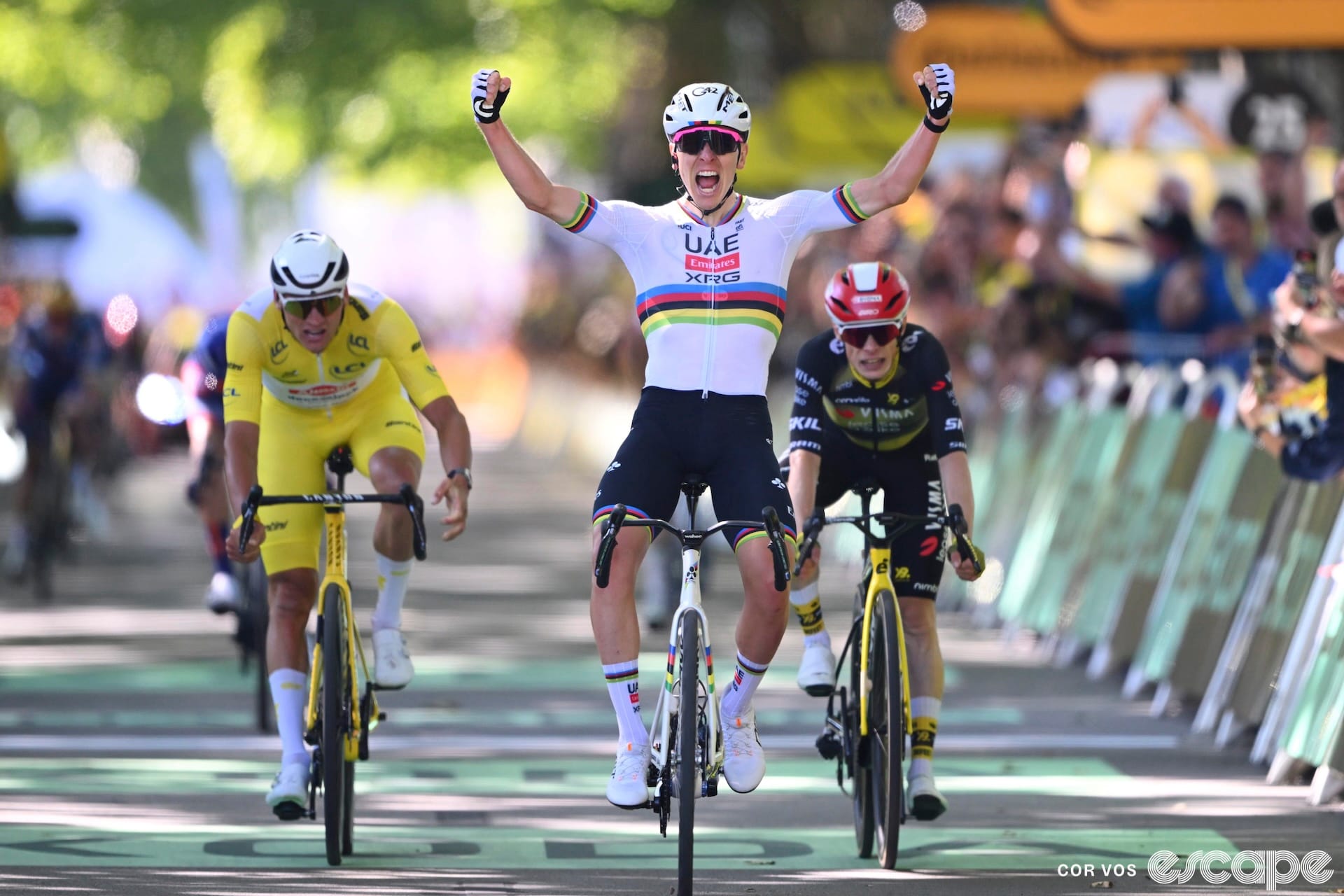 Tour de France: Pogačar triumphs in the action-packed finale of stage 4