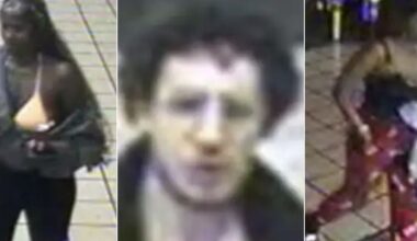 Policewoman punched and kicked after trying to stop fare-dodgers