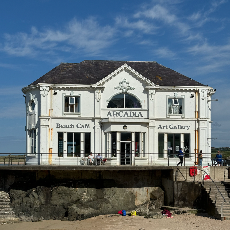 the arcadia building in portrush town