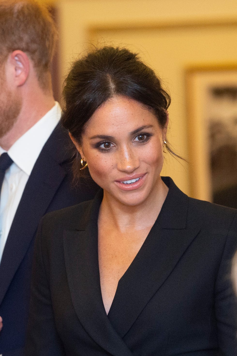 the duke duchess of sussex attend a gala performance of hamilton in support of sentebale