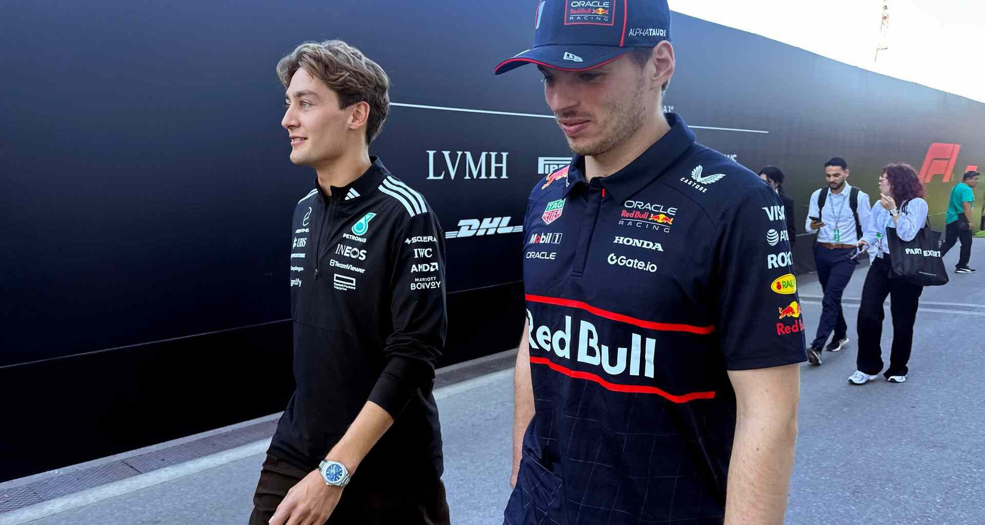 Max Verstappen, George Russell, Circuit Gilles Villeneuve, 2025