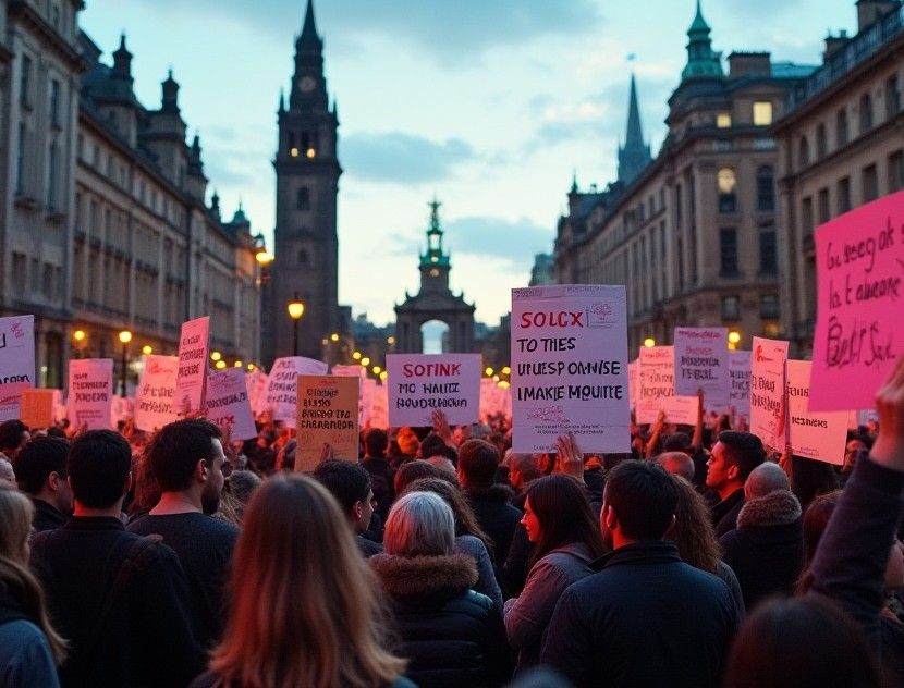 George Square, Glasgow, Scotland Hosts Powerful Protest Showcasing City’s Commitment to Diversity, Why Travellers Should Experience This Cultural Landmark Now