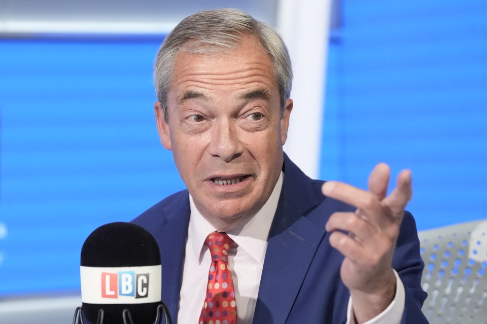 Nigel Farage on LBC's Nick Ferrari at Breakfast show.
